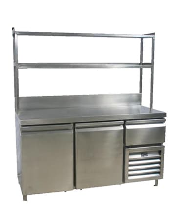 Custom fabricated counter