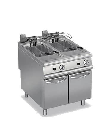 Double Well Deep Fryer
